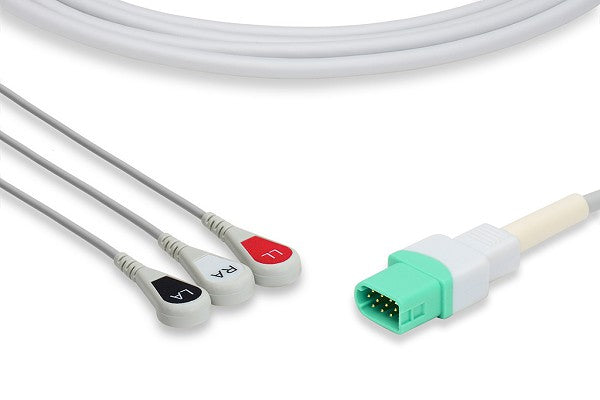 Pacific Medical Compatible Direct-Connect ECG Cable