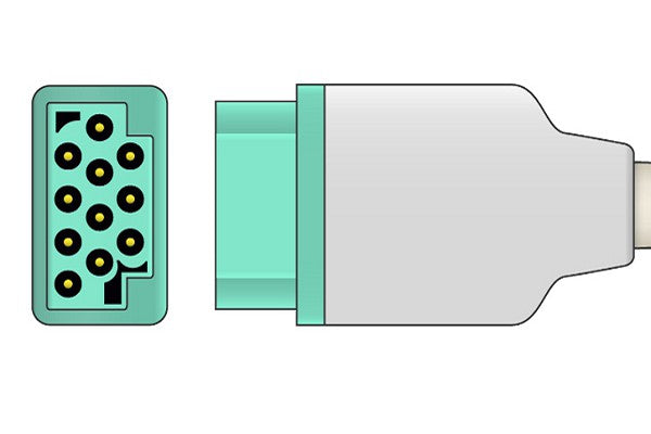 GE Healthcare > Marquette Compatible Disposable Direct-Connect ECG Cable