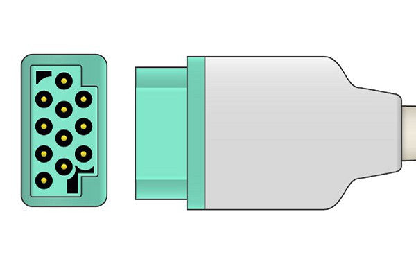 GE Healthcare > Marquette Compatible ECG Trunk Cable